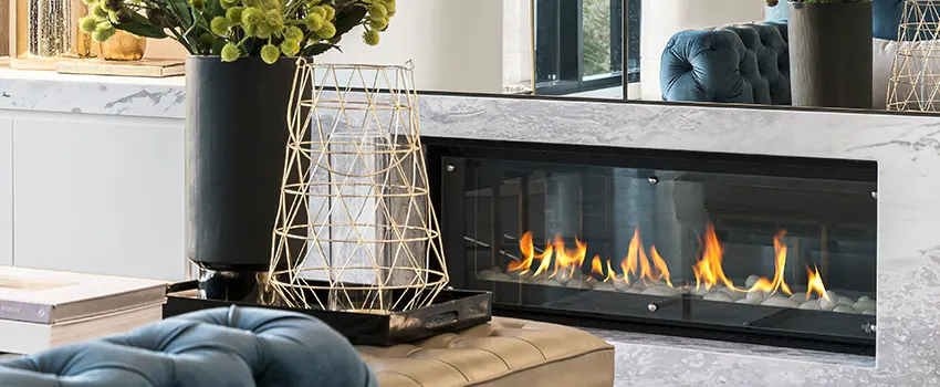 Custom Fireplace Crystals in Los Altos, California