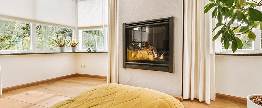 Residential Fireplace Ceramic Glass Installation in Los Altos, CA