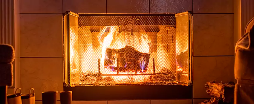 Mendota Hearth Landscape Fireplace Installation in Los Altos, California