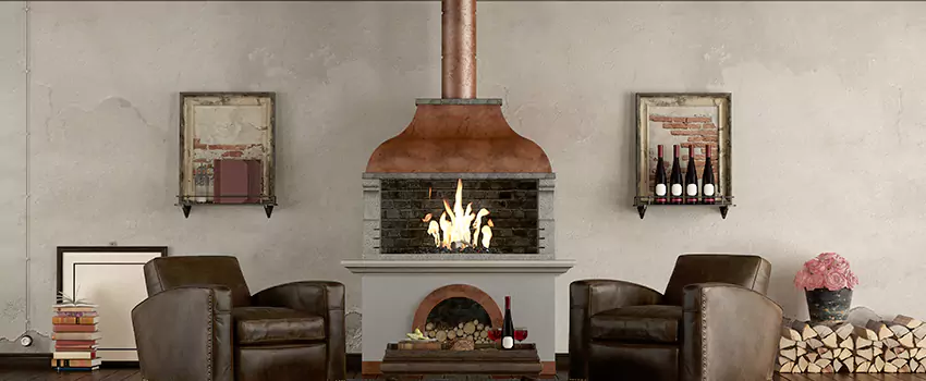 Thelin Hearth Products Providence Pellet Insert Fireplace Installation in Los Altos, CA