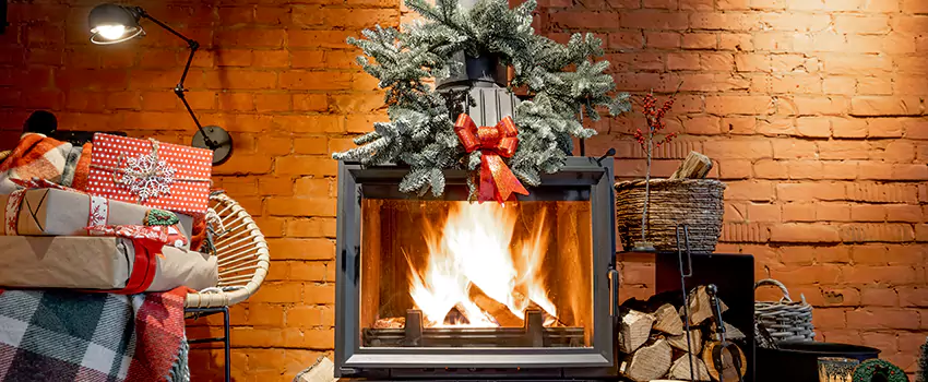 Travis Industries Linear Gas Fireplace Installation in Los Altos, California