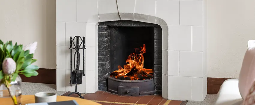 Classic Open Fireplace Design Services in Los Altos, California