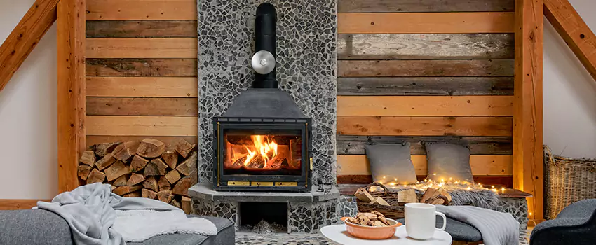 Thelin Hearth Products Direct Vent Gas Stove Fireplace Inspection in Los Altos, California